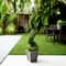 4ft. LED UV Resistant Boxwood Spiral Topiary Tree in Decorative Planter